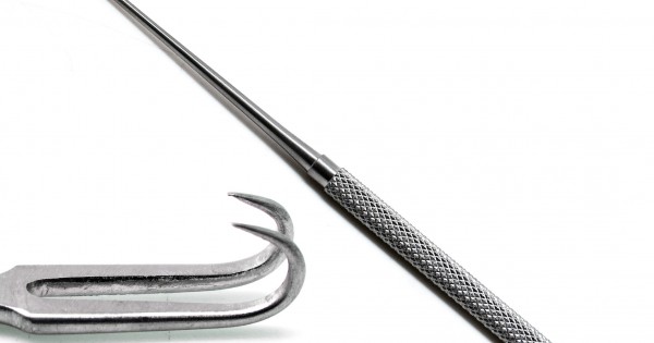 Joseph Skin Single Hook Sharp Prong 6.25 Decimal Retractor Flat Handle  Premium Instruments